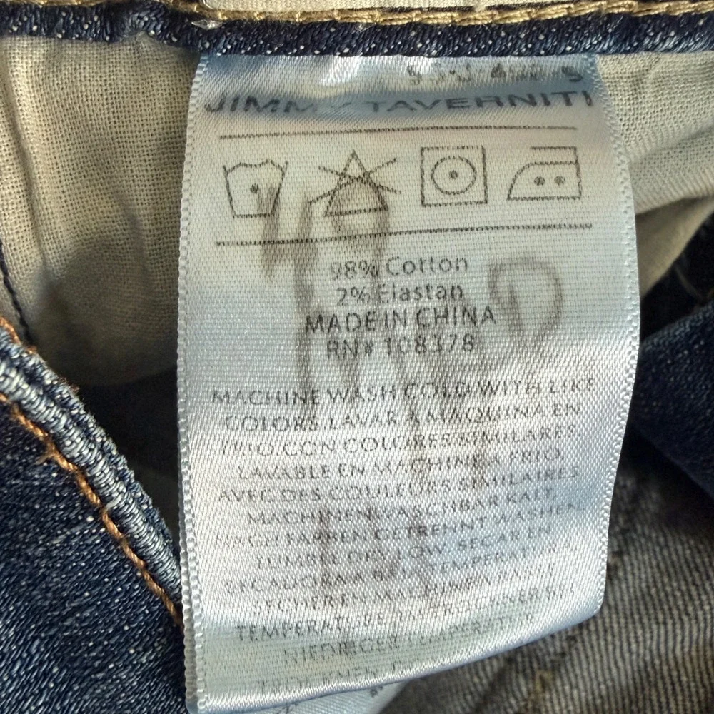 Jimmy Taverniti Vintage Skinny Jeans Air Womens Anti-Exposure 27 Blue 55-J-498-5